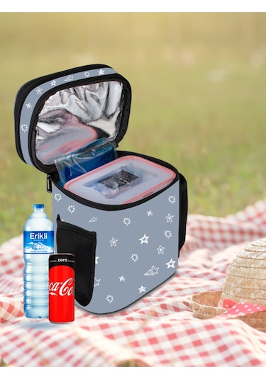 Yclshop Termoslu Buzluk Çanta Askılı Soğutuculu Yalıtımlı Termal Mavi