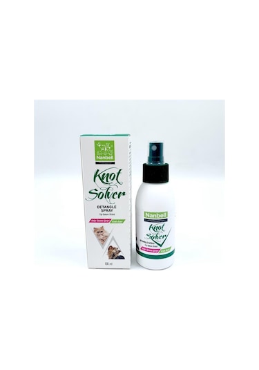 Nanbell Knot Solver Kediler İçin Kıtık Açıcı Kolay Tarama Spreyi 100 ML