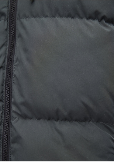 Mavi - Kapüşonlu Yeşil Şişme Mont 0110349-71598 Yeşil