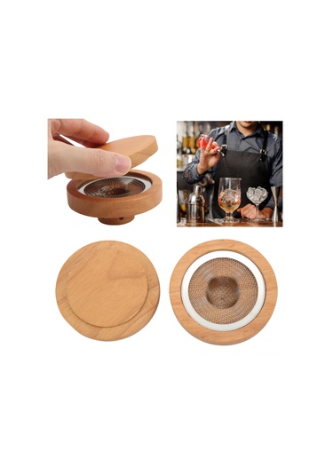 Wezone Kokteyl Fümeleyici Kiti Ahşap, Ev Ve Barbekü İçin Kullanıma Kolay, Ahşap Kokusuyla Lezzetli Kokteyller, Taşınabilir Ve Dayanıklı Malzeme