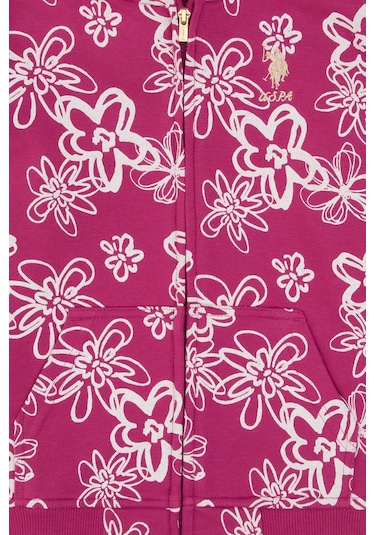 U.s. Polo Assn. Kız Çocuk Pembe Hırka Örme 50317959-vr041 Pembe