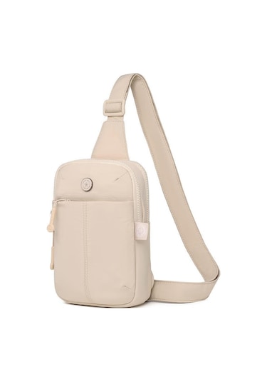Smart Bags Mikro Poly Kumaş Kadın Bodybag Postacı Çantası 3337 Bej