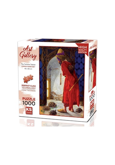 Ks Games 1000 Parça Kaplumbağa Terbiyecisi Puzzle - Osman Hamdi Bey