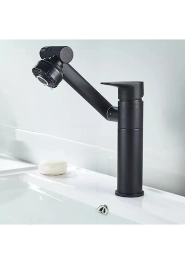 Fleko K11011-c Siyah Akrobat Lavabo Bataryası