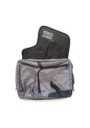 FUL USA Commotıon Gri 17" Unısex Laptop Omuz Çantası Gri