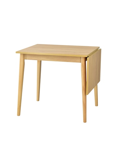 Vilinze Avanos Katlanır Ahşap Mutfak Masası - 70x80 Cm Naturel