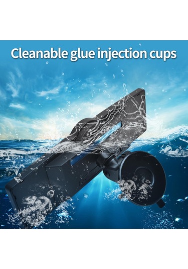 Mavi Dikiz Aynası Vantuz Dikiz Aynası Geniş Açı Gizli Aromaterapi 360 Derece Ayar Açısı