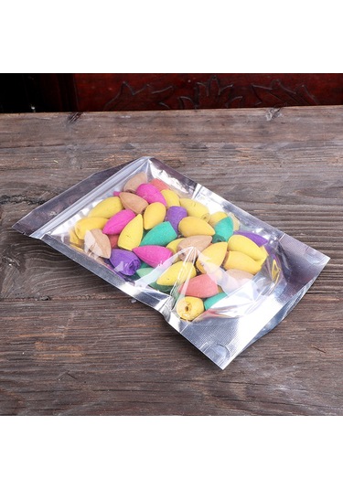 Tenfowee 6 Farklı Kokulu Sandalwood Tütsü Granülleri - Ters Akışlı Koku Efekti - 50 Adet Poşetli Karışık Paket