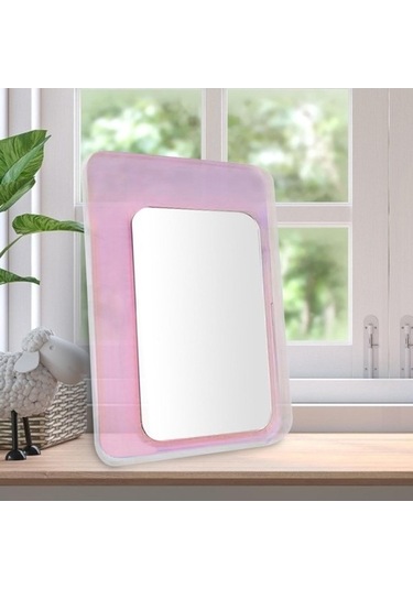 Pazly Suntek Masa Makyaj Için Dekorasyonu Cafe Aynası Akrilik İa Çok Renkli