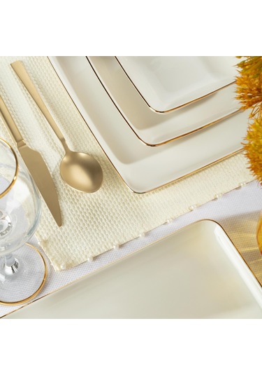 Elegant-kalypso Gold 55 Parça Yemek Takımı