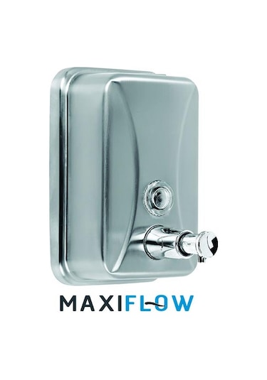 Maxiflow 1000 Ml. Sıvı Sabunluk Paslanmaz Krom Duvara Montaj