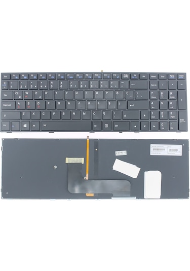 Casper Excalibur G500 İle Uyumlu Notebook Klavye - Siyah - Tr - Işıklı