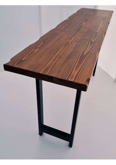 Bintaşmobilya Kütük Bar Masası 200X50.Cm