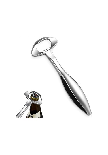 Siyah Kaplamalı Saplı Bira İçecek Şişe Açacakları, Komik Şişe Açacağı Diğer