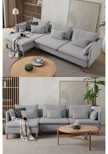 Flexy Köşe Koltuk Takımı Gri