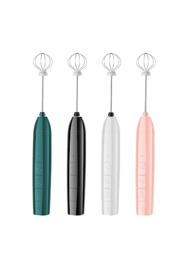 Soulader Ev Tipi Profesyonel Mutfak Mikseri Mini El Tipi Çırpma Makinesi Yumurta Yoğurma Aleti Pembe