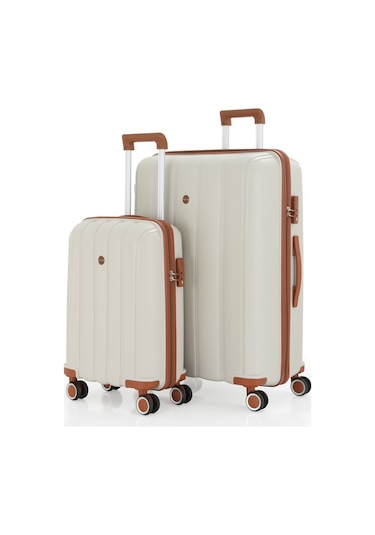 Mçs Polipropilen 2li Valiz Seti Büyük & Kabin V305 S21yy1000077-set 11139 2'li Set Çok Renkli