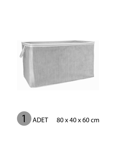 Yorgan Hurcu Mega Hurç 80x60x40 Cm Gri - 1 Adet Renkli