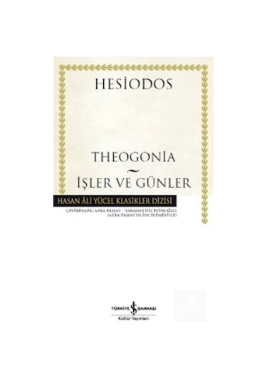 Mercankitap Theogonia - Işler Ve Günler ( Karton Kapak ) - Hesiodos