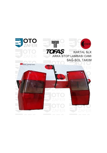 Tofas Uyumlu Kartal Slx Arka Stop Camı 2 Civatalı Sağ-Sol Takım
