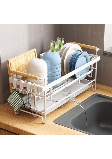 Suntek Drenaj Panelli Bulaşıklık Yerden Tasarruf Sağlayan Beyaz