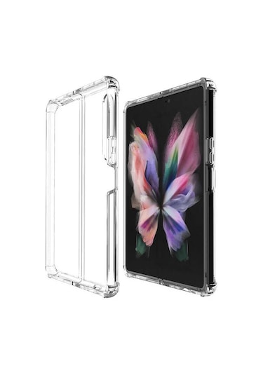 Goocamp Galaxy Z Fold 3 Uyumlu Nitro Anti Shock Silikon-renksiz Renksiz