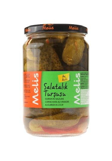 Melis Az Acılı Salatalık Turşusu 680 G