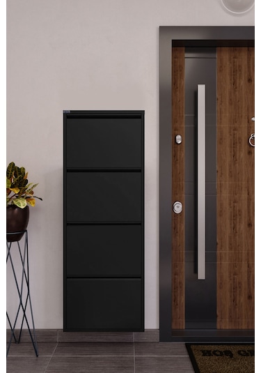 Ceha  4'lü Metal Ayakkabılık -Siyah K.AYK-4 /AB9005 Siyah