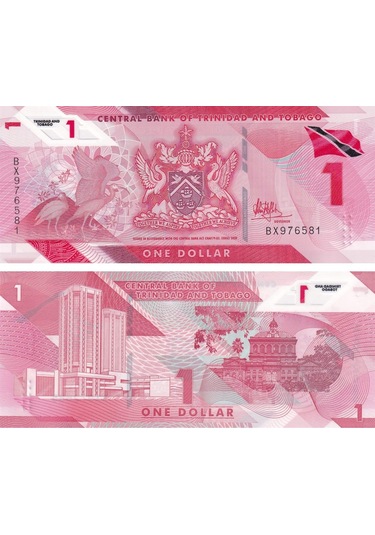 Trinidad Ve Tobago, 1 Dolar 2020 Çil Polimer Para