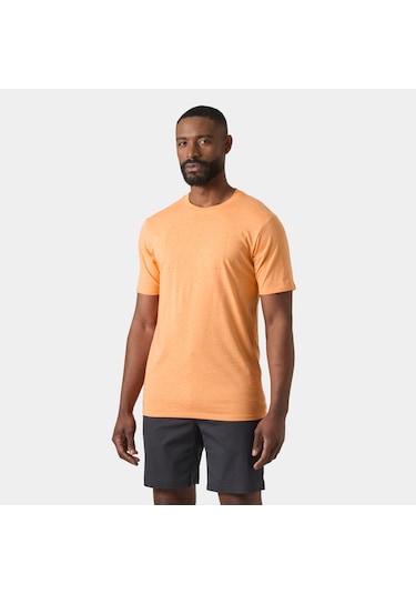 Helly Hansen Hh Tech Logo Erkek T-shirt-32442 Turuncu