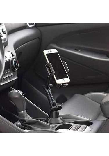 Telefon Tutucu Teleskopik Araç Bardak Yerine Giren 360 Derece Dönen Tutucu