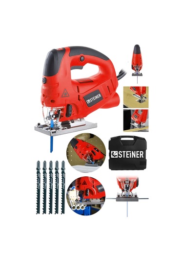 Steiner 4000 Watt Lazerli Otomatik Dekupaj Çantalı Kırmızı + 5 Uç