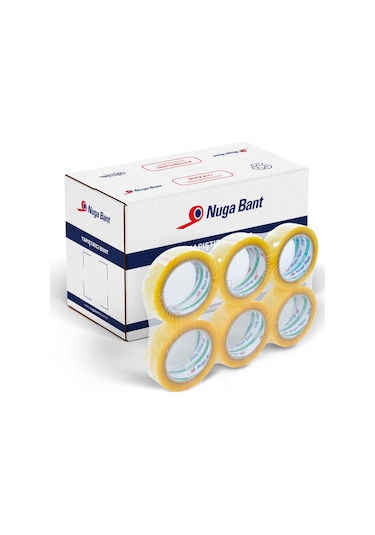 Nuga 45 MM x 100 M Şeffaf Koli Bandı Akrilik 24 Adet