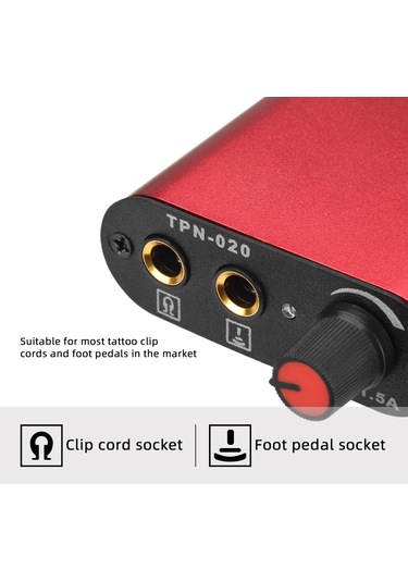 Yuntech01 Kompakt Mini Dövme Güç Kaynağı - 1.5-18v Ayarlanabilir Voltage Regülatörü, 1.5a Akım, 90-265v Giriş, Tüm Dövme Makineleriyle Uyumlu