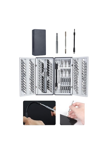 91 Parça Bilgisayar Gözlük Saat Telefon Elektronik Tamir Tornavida Seti Özel Katlanır Kutulu