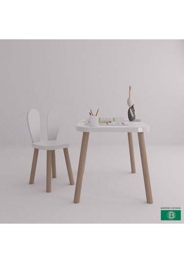 Çocuk Masası Ve Sandalyesi Oyun & Aktivite Masası Lake Beyaz - Meşe Çocuk Masası Ve Sandalyesi Oyun & Aktivite Masası Lake Beyaz - Meşe