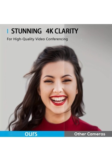 Dashanshop 4k Usb Ağ Kamerası Yüksek Kaliteli Video Akışı Kolay Kurulum Toplantı Ve Etkinlikler