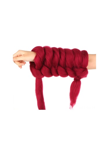 Reedark Kolay Örgü Battaniye Yapımı İçin Kalın Yün Topu - Ev Dekoru Ve Hediye Gök Mavisi