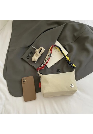 Elmpaly 2025 Yeni Trend Yeşil Kadın Günlük Omuz Çantası - Çapraz Askı Fermuar Yeşil