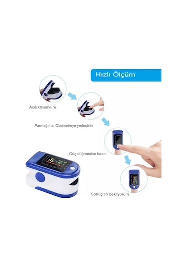 Reidan Nabız Oksijen Ölçüm Cihazı Parmak Tipi Pulse Oksimetre