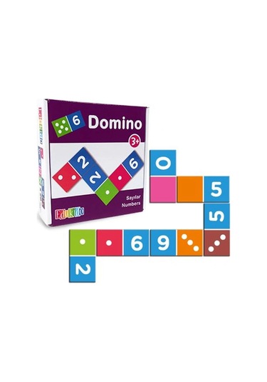 Edu-3012 Ahşap Sayılar Domino -chiva