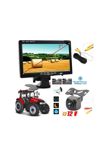 7 İNÇ MONİTÖR + 170 ' GENİŞ AÇI KAMERA SETİ