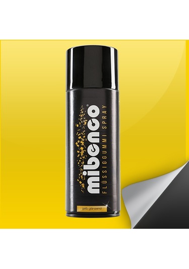 Plasti Dip - Mibenco 400Ml Sprey - Parlak Sarı