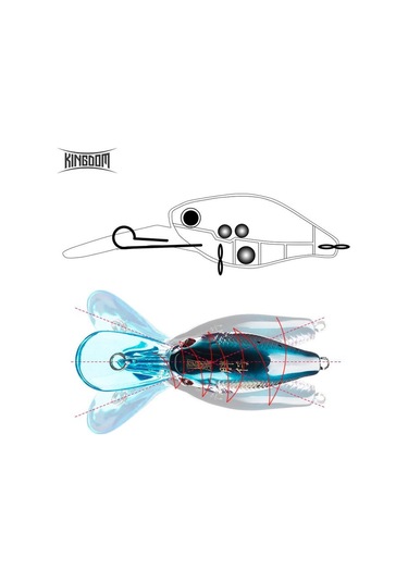 Krallık Balıkçılık Sert Mini Minnow Crankbaits Küçük Cranks Yemler Batan Cazibesi 5 Cm 5g Vmc 3516 İle Wobblers Lures