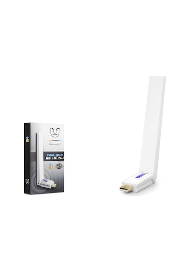 Büro Ev Ofis Network Bağlantısı İçin Ac650 Dual Band Usb Wifi Bt Adaptör