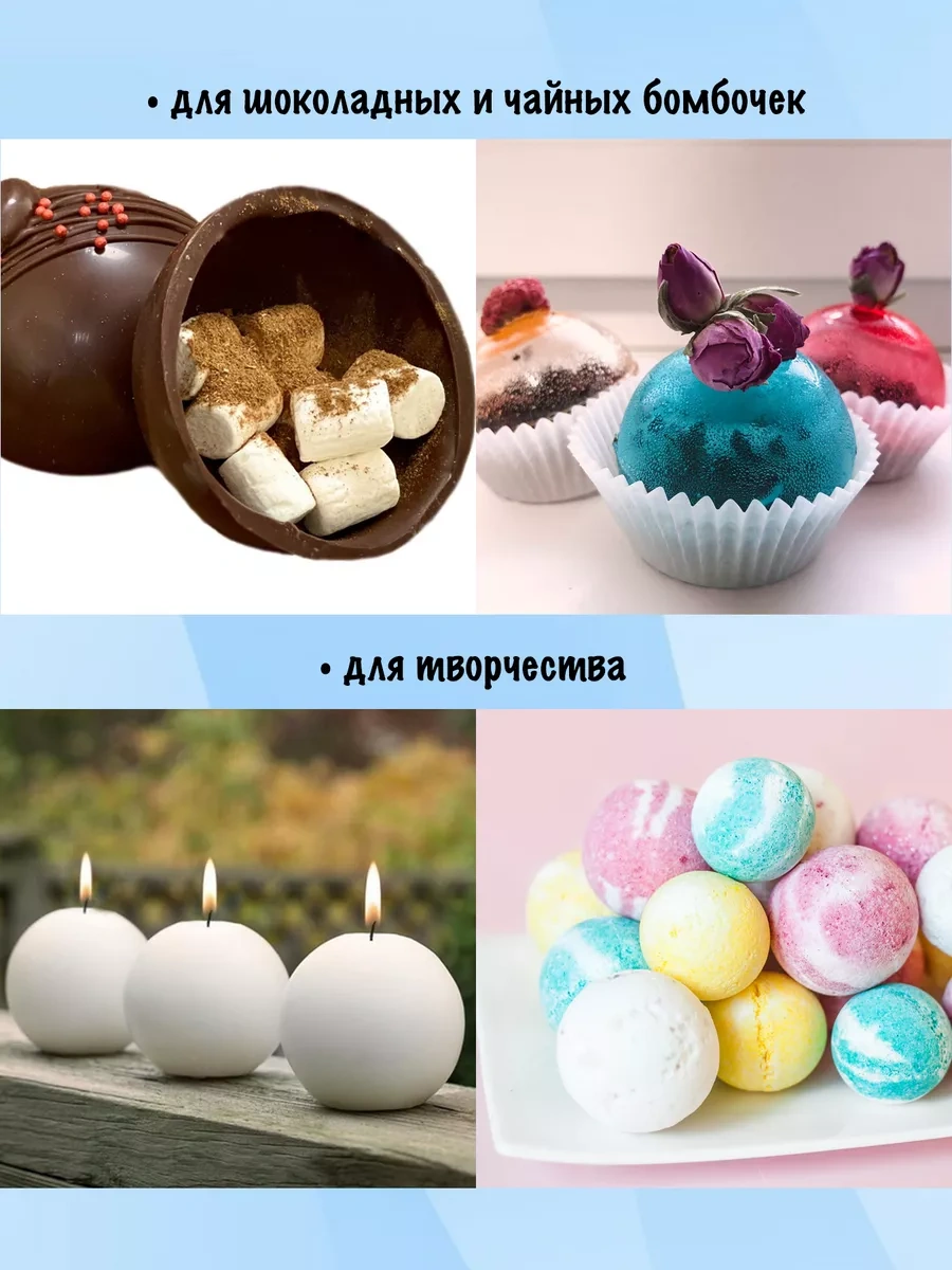 Silico 6 Cm Silikon Form İçin Mus Ve Mochi Tatlıları 7855603 Siyah