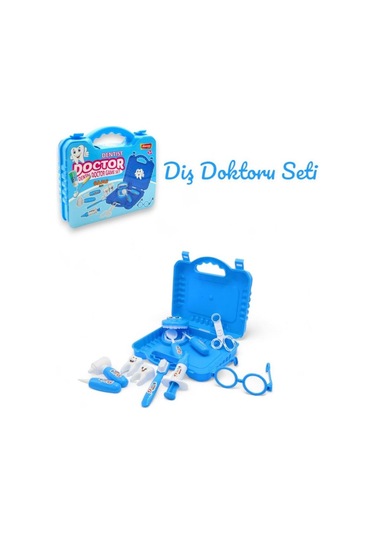Heroes Toys Küçük Çantalı Erkek Dişçi Seti Ern-812