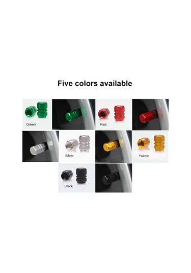 Neevoyu 4 Adet Alüminyum Lastik Valf Kapakları - Kırmızı Renkli, Dayanıklı Ve Estetik