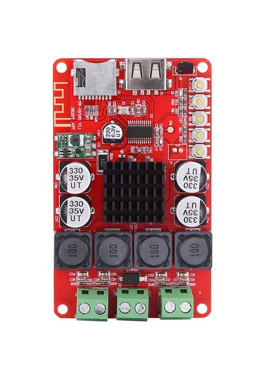 Konesam Tpa3116 Bluetooth Ses Güçlendirici Kartı 50w+50w, Uzaktan Kumanda, Mikrofon Desteği, Usb/tf Kart, Flac/wav/mp3/wma Decoder, Soğutucu Levha