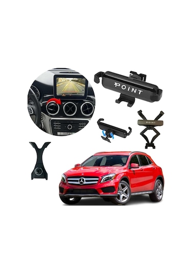 Mercedes Gla Araca Özel Cep Telefon Tutacağı Robotik Oynar Başlıklı 2014-2018 Arası Profesyonel Ürün